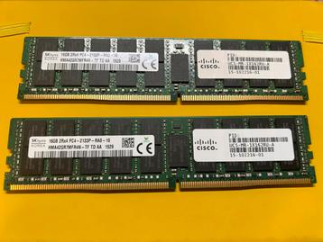 SK hynix 2*16GB DDR4-2133 RDIMM ECC RAM