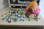 smurf smurfen Schtroumpfs huis + 28 figuurtjes, Ophalen of Verzenden, Gebruikt