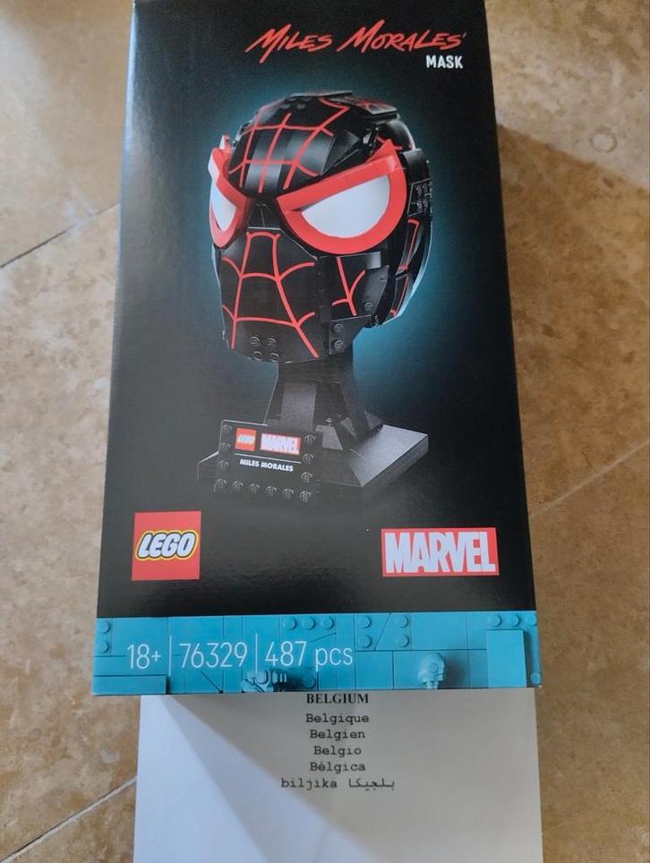 Masque Lego 76329 Marvel Miles Morales - neuf -, Enfants & Bébés, Jouets | Duplo & Lego, Neuf, Lego, Ensemble complet, Enlèvement ou Envoi