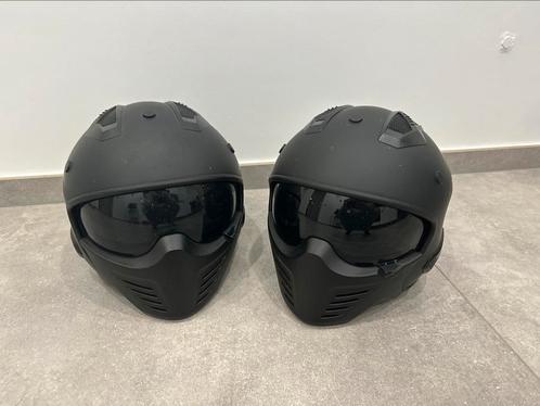 Motorhelm 5x gebruikt zo goed als nieuw, Fietsen en Brommers, Brommerhelmen, Nieuw, Medium, Ophalen