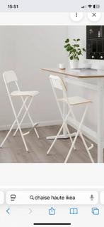 Barstoelen Ikea 2 Franklin, Huis en Inrichting, Barkrukken, Ophalen, Met voetsteun, 60 tot 90 cm, Zo goed als nieuw
