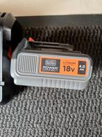 Batterie 18V et chargeur BLACK ET DECKER, Ophalen of Verzenden, Zo goed als nieuw