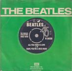 The Beatles – All you need is love / baby you’re a rich man, Pop, Gebruikt, Ophalen of Verzenden, 7 inch