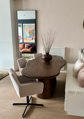 Japandi organische eettafel 220x100 beschikbaar voor biedingen