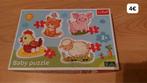 Mooie baby puzzels dieren boerderij, Ophalen of Verzenden, Minder dan 10 stukjes, Gebruikt, 2 tot 4 jaar