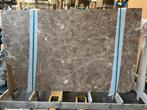 Plaat emperador 180 x 115 cm, dikte 2 cm, Tuin en Terras, Tegels en Klinkers, Ophalen, Nieuw, Gecoat, Natuursteen