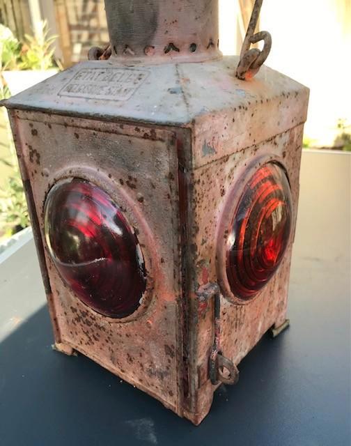 Belgische spoorwegsignaallantaarn, Collections, Trains & Trams, Utilisé, Train, Enlèvement