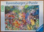 Puzzel Ravensburger, "Summer Garden" - 1500 stukjes, Ophalen of Verzenden, Zo goed als nieuw