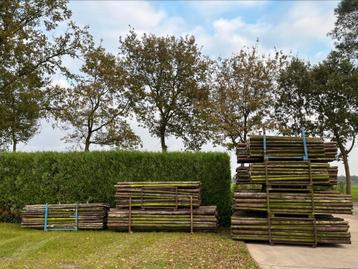 Boom palen beschikbaar voor biedingen