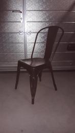6 Tolix-stoelen, Vijf, Zes of meer stoelen, Gebruikt, Metaal, Zwart