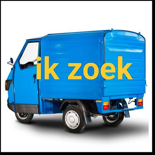 ***gezocht Piaggio ape 50***, Vélos & Vélomoteurs, Cyclomoteurs | Vespa, Enlèvement ou Envoi