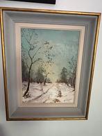 Toile de H.J Dubois Neige 1964, Antiek en Kunst, Ophalen