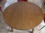 Table en chene ronde ou ovale., 100 à 150 cm, 100 à 150 cm, Chêne, Enlèvement