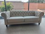 Chesterfield in stof, Huis en Inrichting, Zetels | Zetels, Ophalen, Zo goed als nieuw, Stof