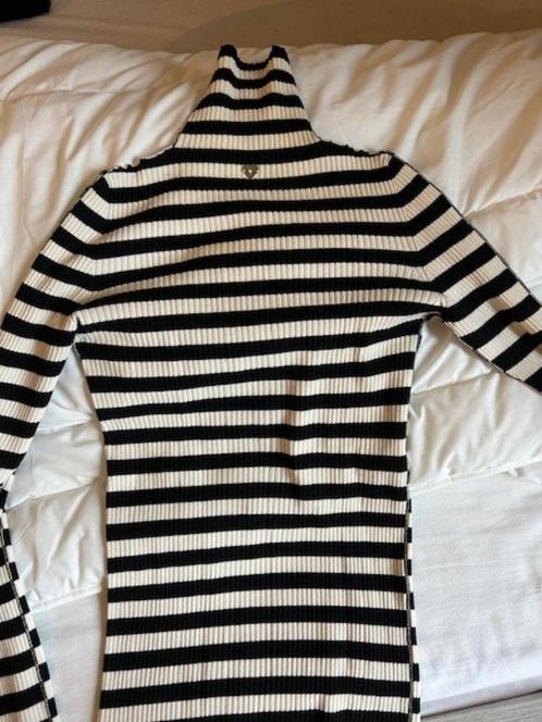 Zwart -Wit gestreepte rolkraag van het merk Twin Set, Kleding | Dames, Truien en Vesten, Gedragen, Maat 38/40 (M), Wit, Ophalen of Verzenden