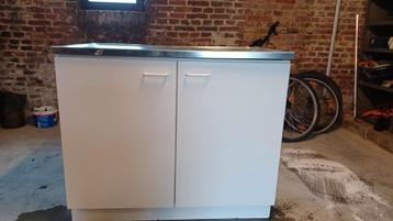 onderkast met franke spoelbak 100 x 60 beschikbaar voor biedingen