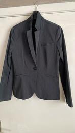 Mango blazer blauw wit 40, Kleding | Dames, Jasjes, Kostuums en Pakken, Ophalen of Verzenden, Zo goed als nieuw