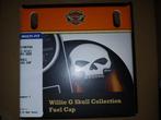 Harley Davidson Fuel Cap Skull Chrome, Ophalen of Verzenden, Gebruikt
