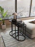 Table basse 3pcs, Maison & Meubles, Tables | Tables de salon, Envoi, Neuf, Métal