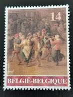 Belgie 1990 - kunst - David Teniers, Ophalen of Verzenden, Gestempeld, Kunst