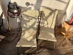 2 opvouwbare ligstoelen van LAFUMA, Tuin en Terras, Zo goed als nieuw, Ophalen