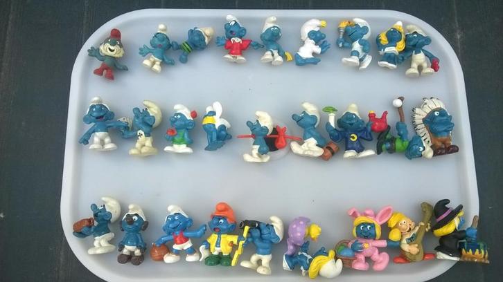 Verschillende Schleich Smurfen aan € 4,50, Verzamelen, Smurfen, Gebruikt, Poppetje, Figuurtje of Knuffel, Verschillende Smurfen