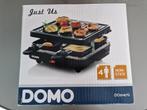 Domo appareil raclette 4 personnes, Enlèvement, Comme neuf, 4 à 7 personnes