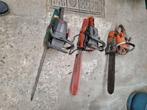 A vendre 3 Tronçonneuses, Ophalen, Gebruikt