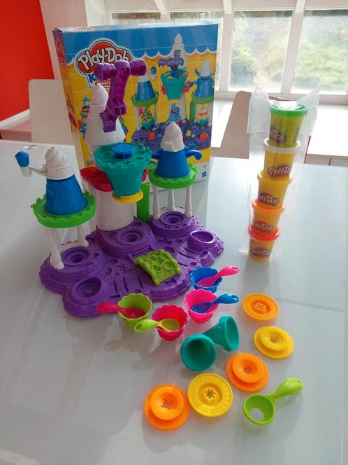 Play Doh ijskasteel - inclusief nieuwe doosjes plasticine, Enfants & Bébés, Jouets | Éducatifs & Créatifs, Comme neuf, Enlèvement ou Envoi