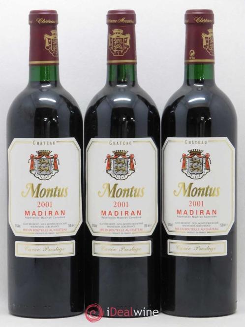CHÂTEAU MONTUS ET BOUSCASSÈS - VERSCHILLENDE OOGSTJAREN, Verzamelen, Wijnen, Nieuw, Rode wijn, Frankrijk, Ophalen