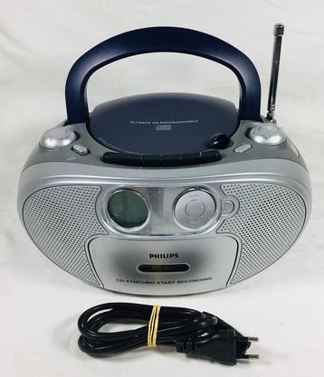 Philips AZ1022/12 CD Cassette radio speler boombox