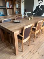 tafel in teak, Huis en Inrichting, Ophalen, Zo goed als nieuw