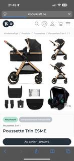 Nieuwe Kinderkraft Esme trio-kinderwagen!, Nieuw, Met reiswieg, Ophalen, Kinderwagen