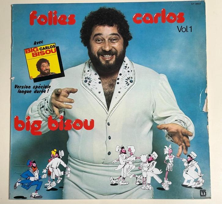 Carlos  – Folies Carlos Vol. 1, CD & DVD, Vinyles | Pop, Utilisé, 1960 à 1980, 12 pouces, Enlèvement ou Envoi