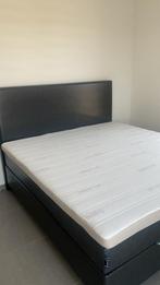 Boxspring 180x200, Huis en Inrichting, Slaapkamer | Boxsprings, Ophalen, Zwart, Tweepersoons, Zo goed als nieuw