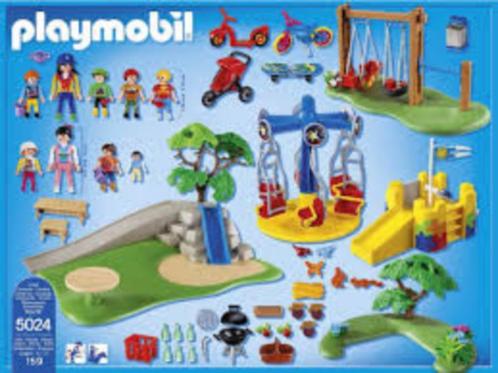 speeltuin playmobil, aantal onderdelen ontbreken, Kinderen en Baby's, Speelgoed | Playmobil, Gebruikt, Complete set, Ophalen