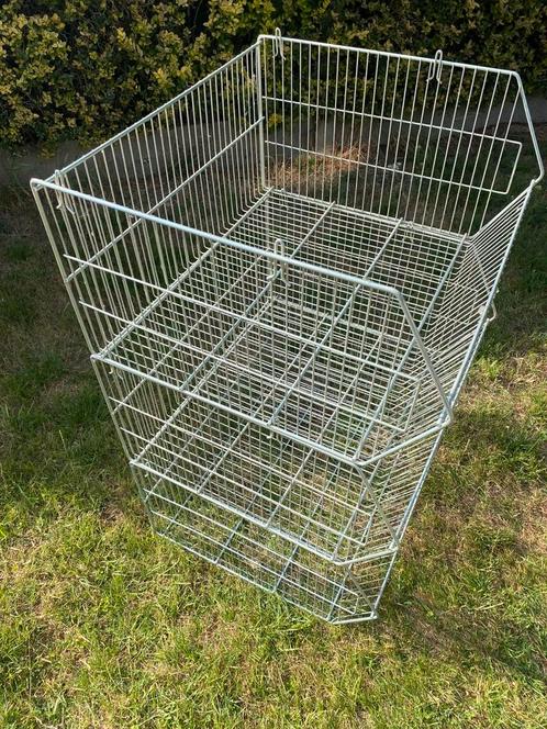 Inox opbergrek, Huis en Inrichting, Kasten | Stellingkasten, Zo goed als nieuw, Ophalen