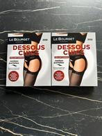 Collant noir 20D le Bourget porte jarretelle intégré T4, Ophalen of Verzenden, Zwart