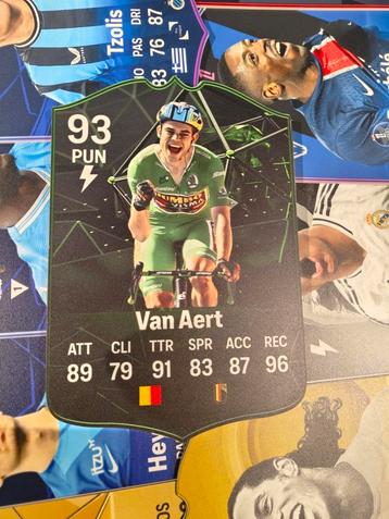 Wielerkaartje (37cmx25cm) - Wout Van Aert beschikbaar voor biedingen