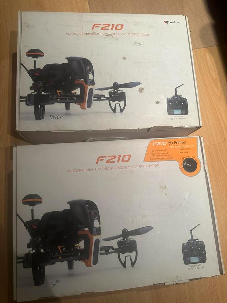 2x walkera f210 drone, Audio, Tv en Foto, Drones, Gebruikt, Overige typen, Geen camera, Walkera, Ophalen