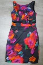 jurk maat 34 STEPS every day chic , zwart rode roze bloemen, Comme neuf, Taille 34 (XS) ou plus petite, Steps, Rouge
