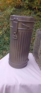 Boîtier de masque à gaz Allemand de 1943 nominatif  ww2, Verzenden, Landmacht, Overige typen