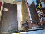Bankschroef met werkbank, Doe-het-zelf en Bouw, Ophalen, Gebruikt, Bankschroef