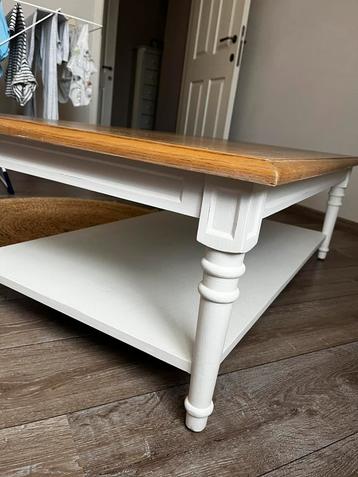 Salontafel hout wit beschikbaar voor biedingen