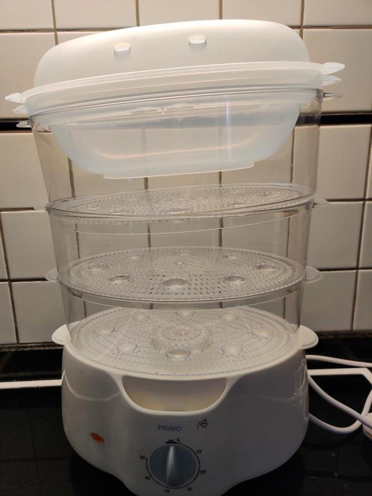 Cuiseur à vapeur/cuiseur à riz/cuiseur à œufs, Electroménager, Vapeurs, Comme neuf, Enlèvement ou Envoi