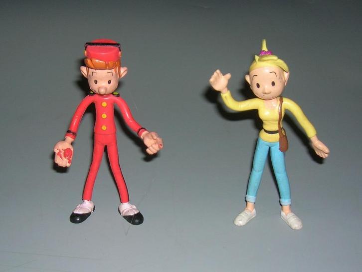 Vintage Robbedoes figuurtjes, Verzamelen, Stripfiguren, Zo goed als nieuw, Beeldje of Figuurtje, Guust of Robbedoes, Ophalen of Verzenden