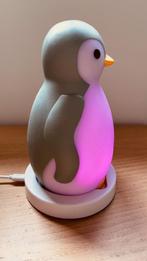 Kinder nachtlamp Pinguin - Bluetooth speaker en nachtlamp, Ophalen of Verzenden, Zo goed als nieuw, Lamp