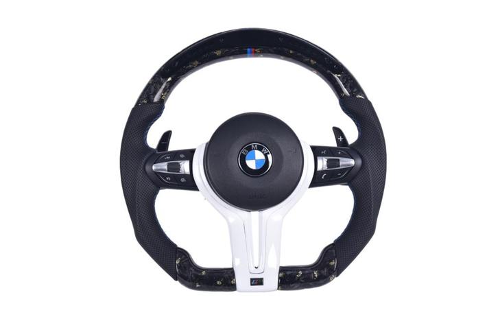 BMW 3-serie F30 wit trim forged carbon & LED sportstuur, Auto-onderdelen, Besturing, BMW, Nieuw, Verzenden