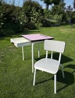 Kinderbureau + stoel Les Gambettes (kleuter), Ophalen, Gebruikt, Tafel(s) en Stoel(en)