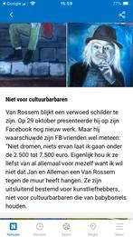 Jean Pierre van Rossem schilderij Luhman, Enlèvement ou Envoi